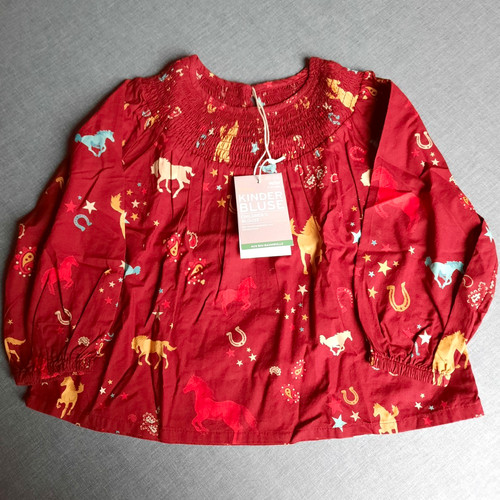 Mädchen bluse tunika weinrot - bluse,