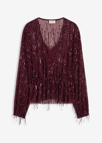 Neu pailletten bluse mit - neu, pailletten-bluse