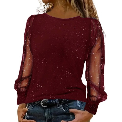 Sexy damen mesh langarm - sexy,