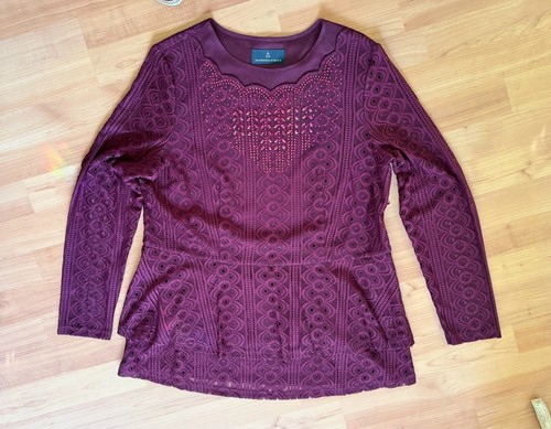 Tunika shirt weinrot 40 - tunika, gr.40