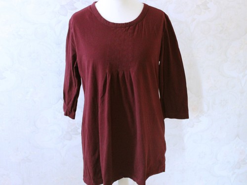 Longshirt weinrot uni shirt - longshirt,