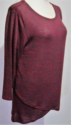 Pullover meliert tunika - , shirt