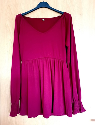 Tunika weinrot s - ,