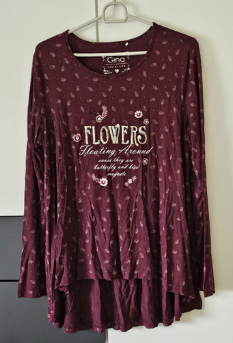 Langarmshirt tunika blumen - langarmshirt,, tunika,